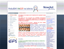 Tablet Screenshot of haccp-szkolenia.pl